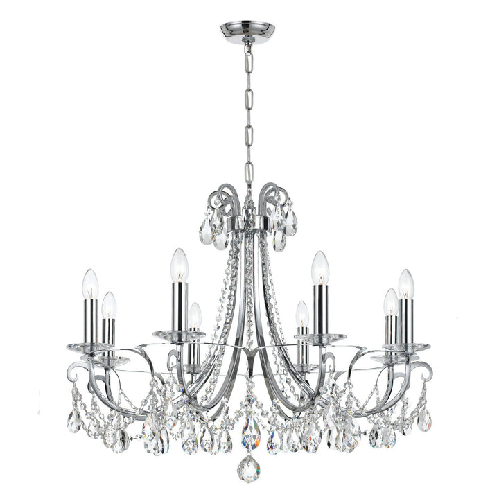Crystorama Crystorama Othello 8 Light Polished Chrome Chandelier