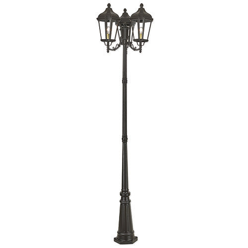3 Light Bronze Outdoor Post Light Livex
