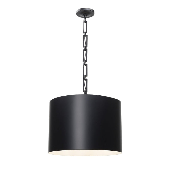 Crystorama Crystorama Brian Patrick Flynn Alston 6 Light Matte Black + White Chandelier