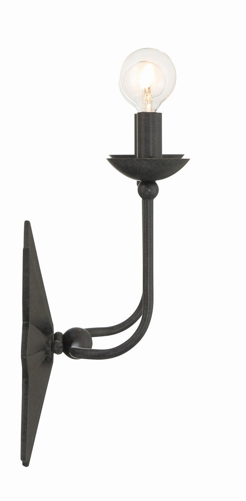 Crystorama Crystorama Astro 2 Light Black Sconce