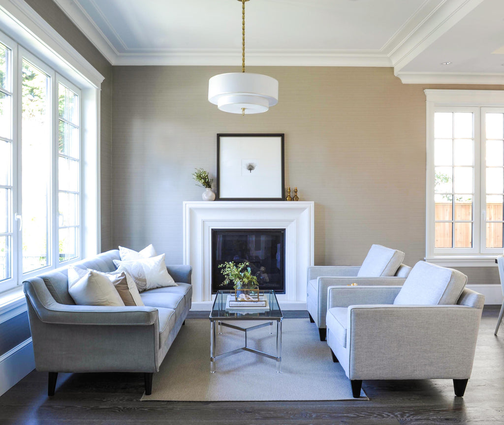 Crystorama Crystorama Luxo 5 Light Drum Shade Satin Nickel Chandelier