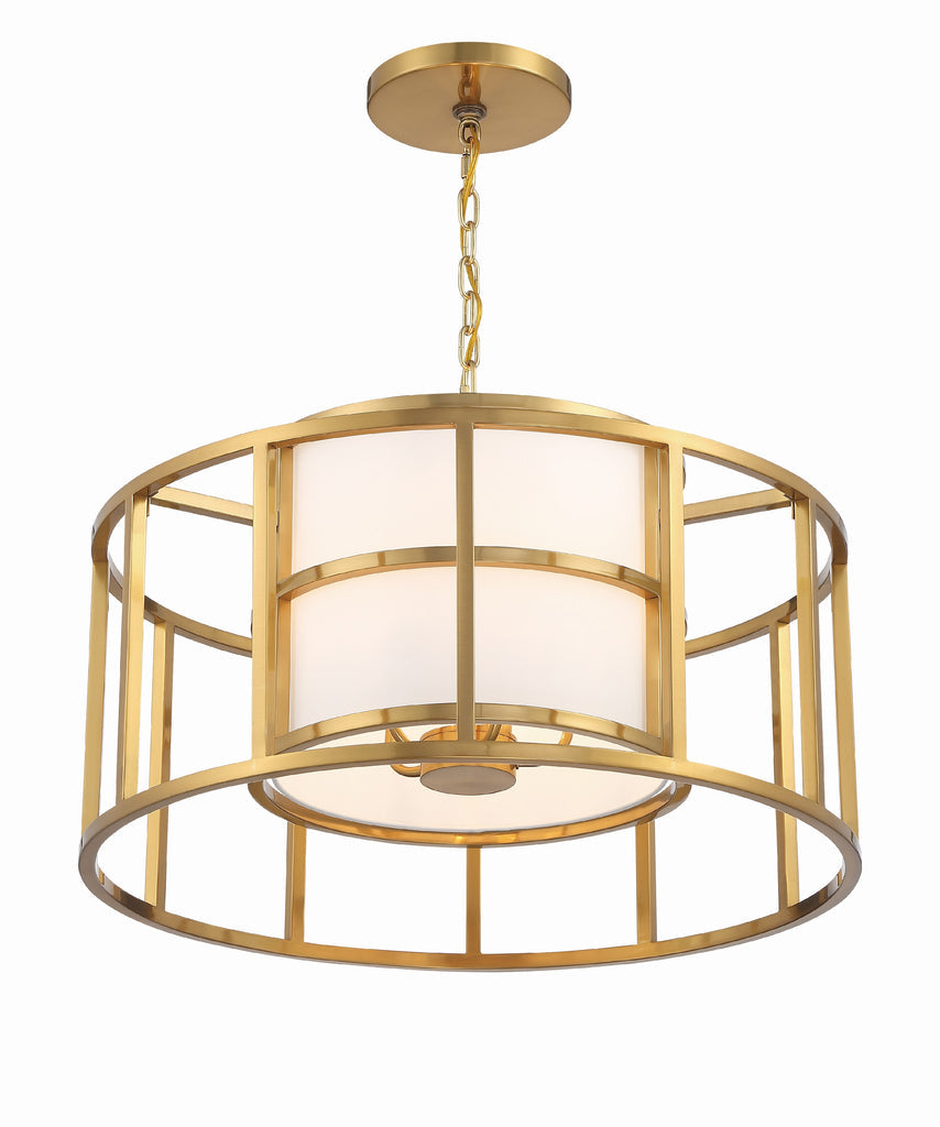 Crystorama Crystorama Brian Patrick Flynn Hulton 5 Light Luxe Gold Chandelier