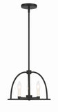 Crystorama Crystorama Abbott 3 Light Black Mini Chandelier