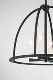 Crystorama Crystorama Abbott 4 Light Black Chandelier