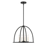 Crystorama Crystorama Abbott 4 Light Black Chandelier
