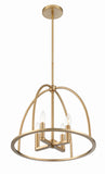 Crystorama Crystorama Abbott 4 Light Vibrant Gold Chandelier