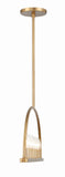 Crystorama Crystorama Abbott 8 Light Vibrant Gold Linear Chandelier