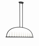 Crystorama Crystorama Abbott 11 Light Black Linear Chandelier
