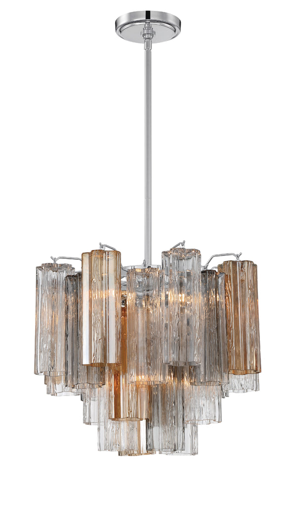 Crystorama Crystorama Addis 4 Light Polished Chrome Chandelier