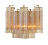 Crystorama Crystorama Addis 2 Light Aged Brass Sconce