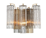 Crystorama Crystorama Addis 2 Light Aged Brass Sconce