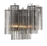 Crystorama Crystorama Addis 2 Light Polished Chrome Sconce
