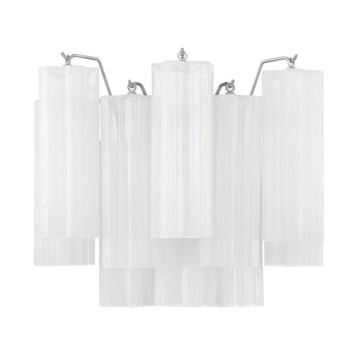 Crystorama Crystorama Addis 2 Light Polished Chrome Sconce