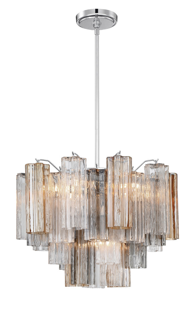 Crystorama Crystorama Addis 6 Light Polished Chrome Chandelier