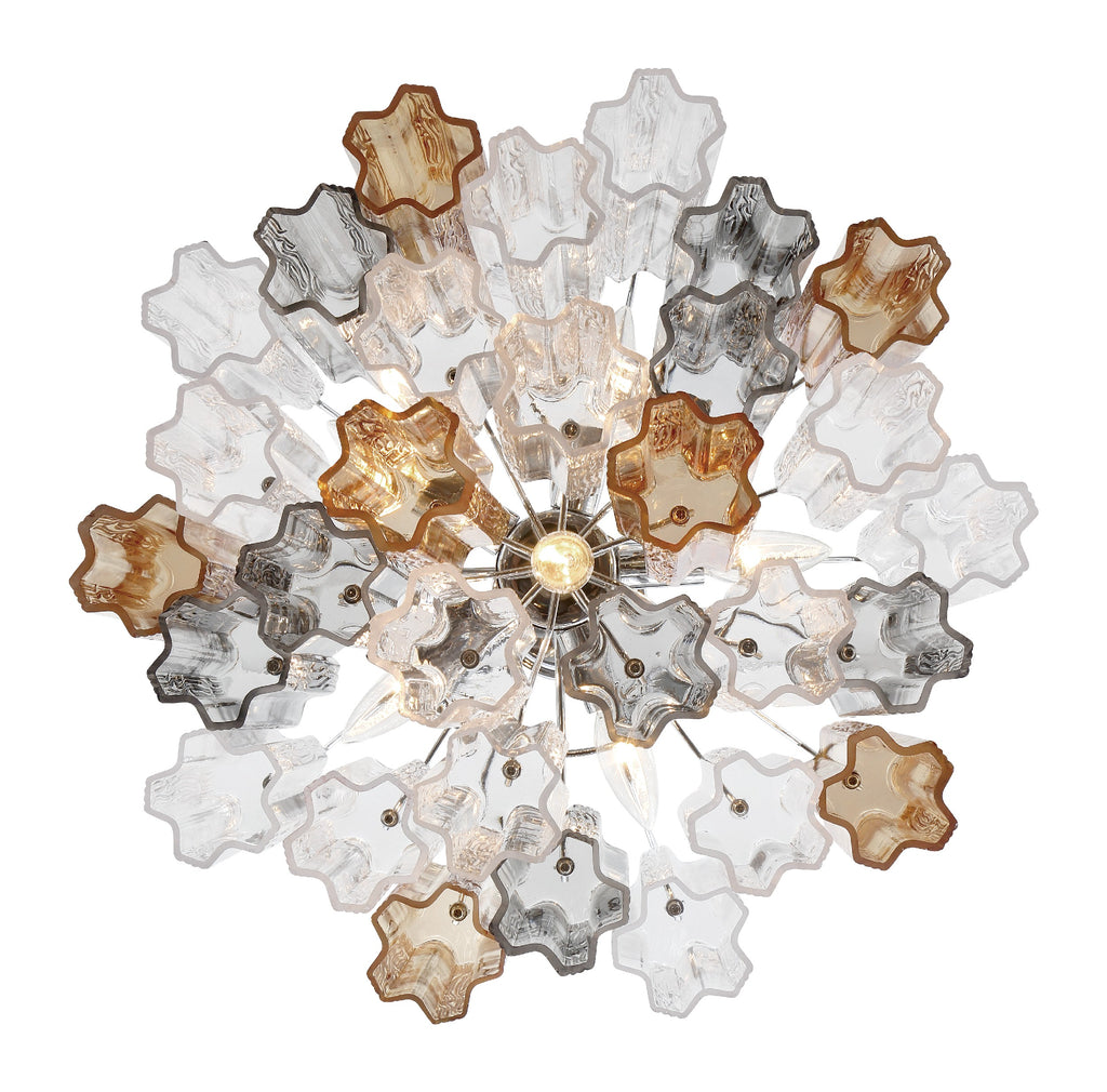 Crystorama Crystorama Addis 6 Light Polished Chrome Chandelier