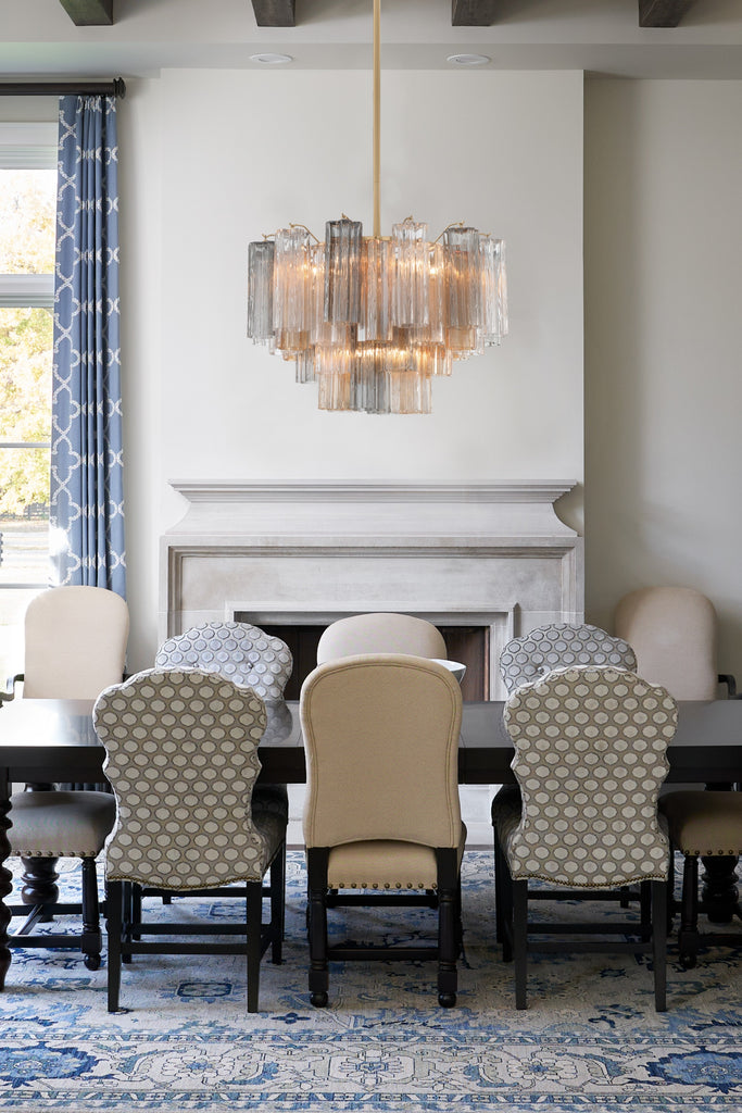 Crystorama Crystorama Addis 9 Light Aged Brass Chandelier