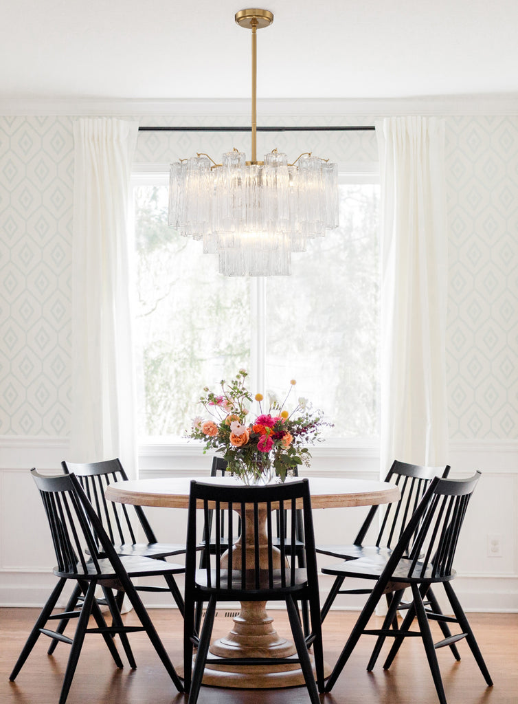 Crystorama Crystorama Addis 9 Light Aged Brass Chandelier