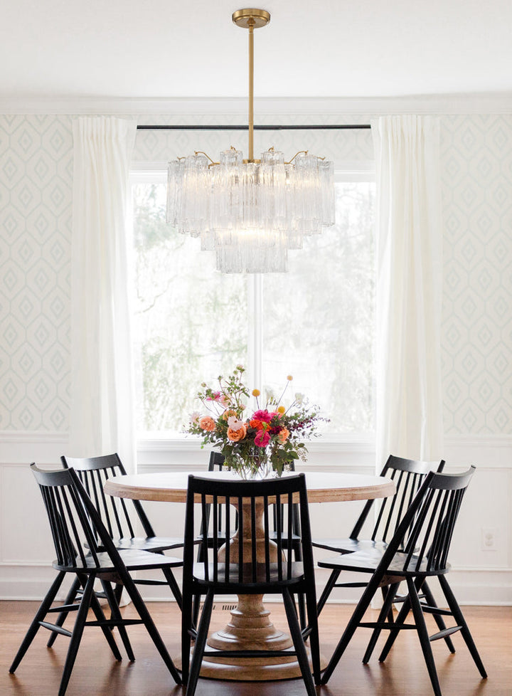 Crystorama Crystorama Addis 9 Light Aged Brass Chandelier