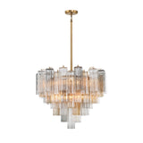 Crystorama Crystorama Addis 12 Light Aged Brass Chandelier