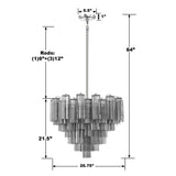 Crystorama Crystorama Addis 12 Light Polished Chrome Chandelier