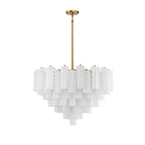 Crystorama Crystorama Addis 16 Light Aged Brass Chandelier