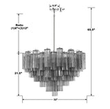 Crystorama Crystorama Addis 16 Light Polished Chrome Chandelier