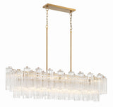 Crystorama Crystorama Addis 14 Light Aged Brass Chandelier