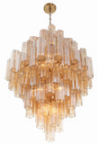 Crystorama Crystorama Addis 20 Light Aged Brass Chandelier