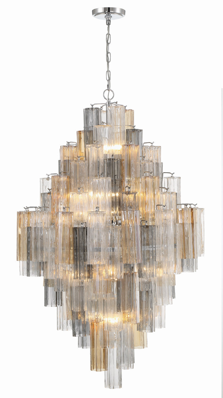 Crystorama Crystorama Addis 20 Light Polished Chrome Chandelier
