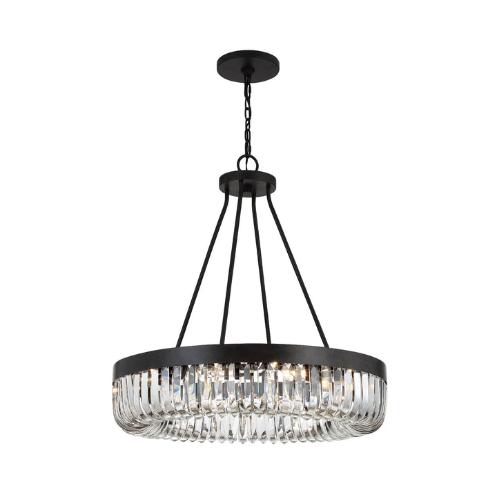 Crystorama Crystorama Alister 10 Light Charcoal Bronze Chandelier