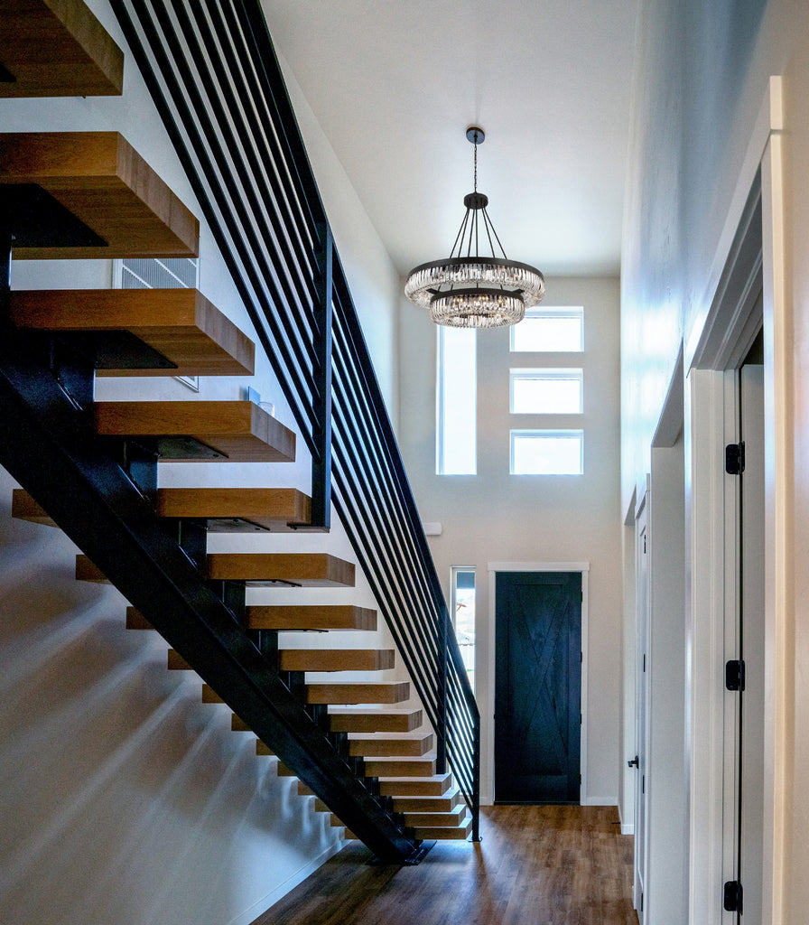 Crystorama Crystorama Alister 26 Light Charcoal Bronze Chandelier