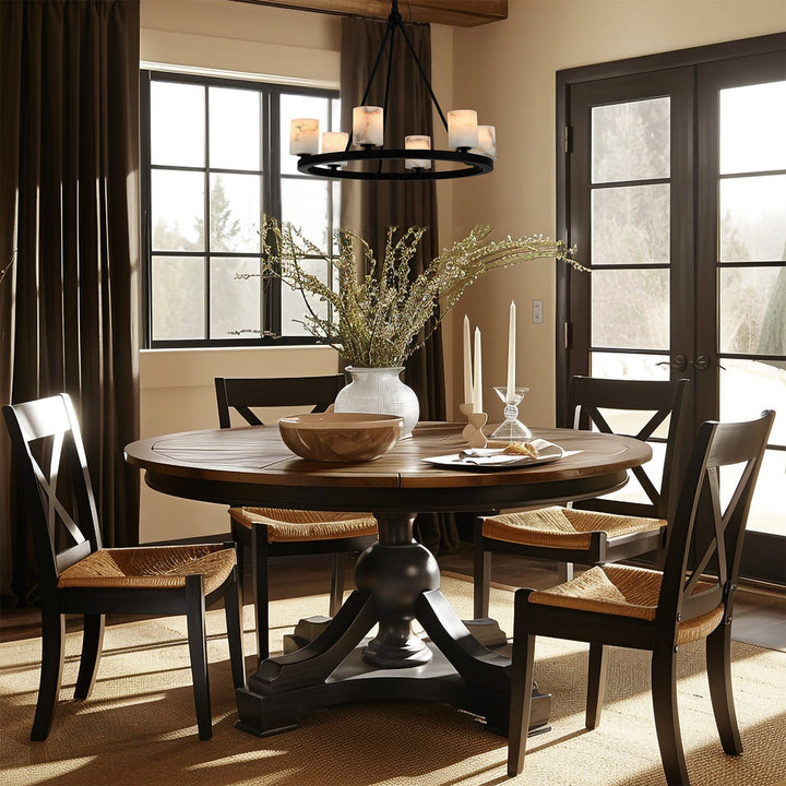 Crystorama Crystorama Aragon 6 Light Matte Black Chandelier