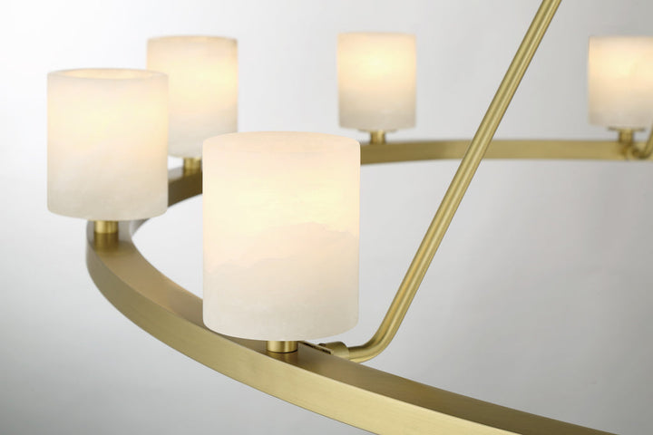 Crystorama Crystorama Aragon 12 Light Soft Brass Chandelier