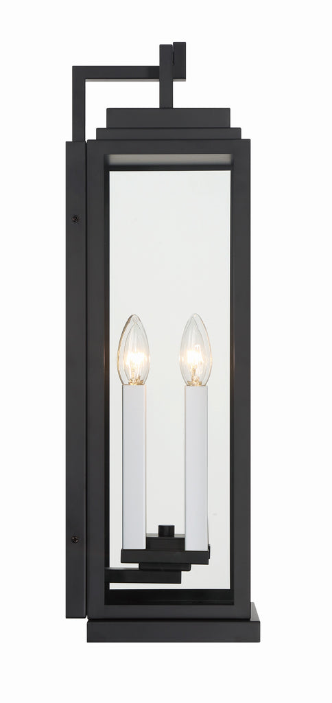 Crystorama Crystorama Aspen 4 Light Matte Black Outdoor Sconce
