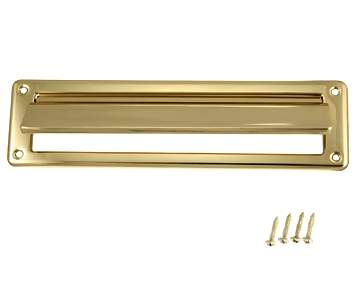 COPPER MOUNTAIN HARDWARE Magazine Size Front Door Mail Slot in Several Finishes