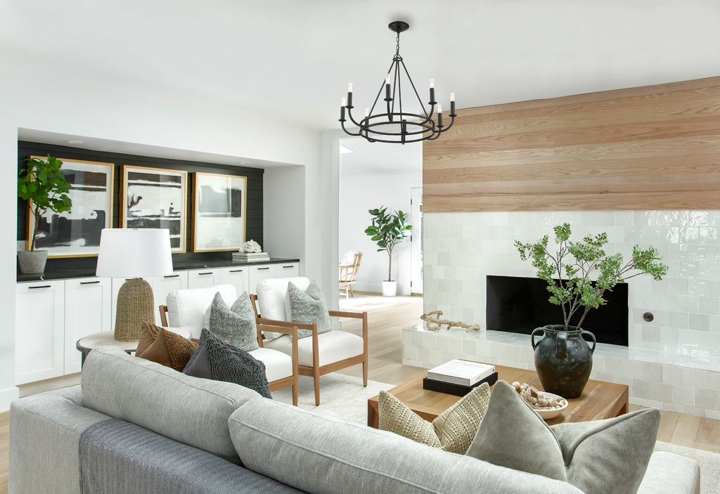 Crystorama Crystorama Bailey 8 Light Matte Black Chandelier