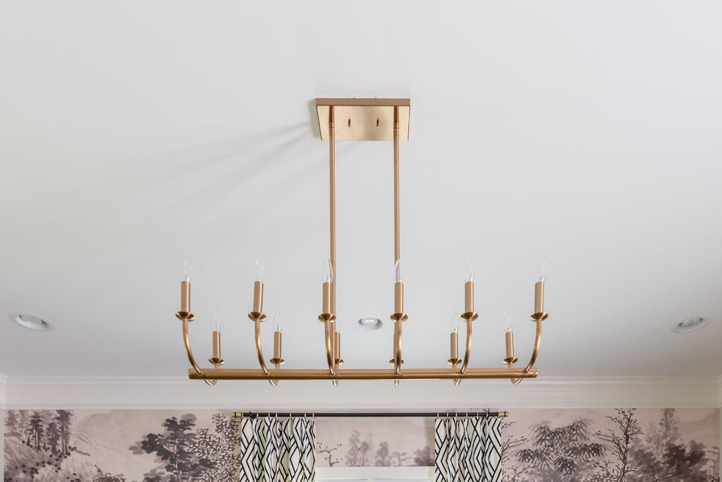 Crystorama Crystorama Bailey 12 Light Aged Brass Chandelier