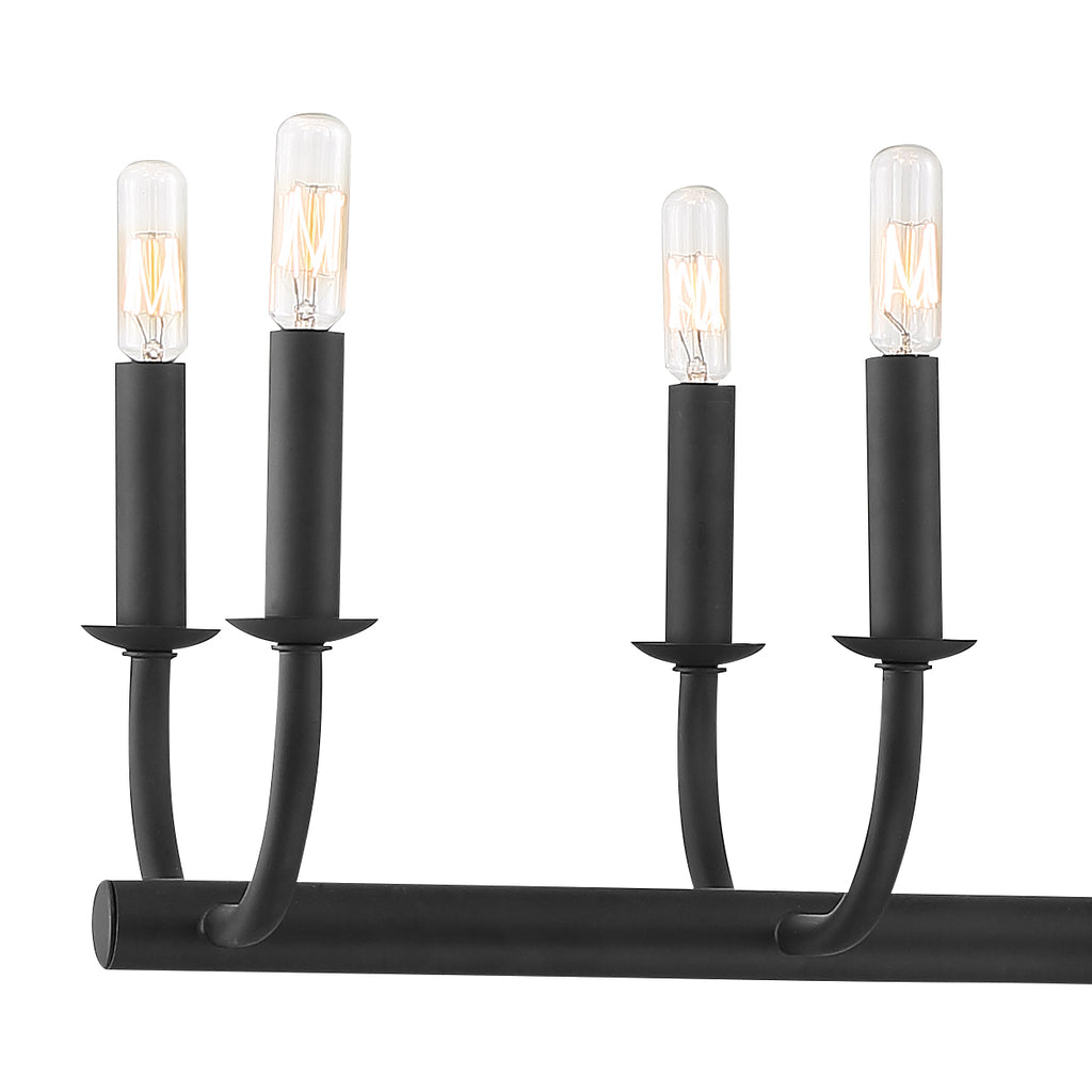 Crystorama Crystorama Bailey 12 Light Matte Black Chandelier