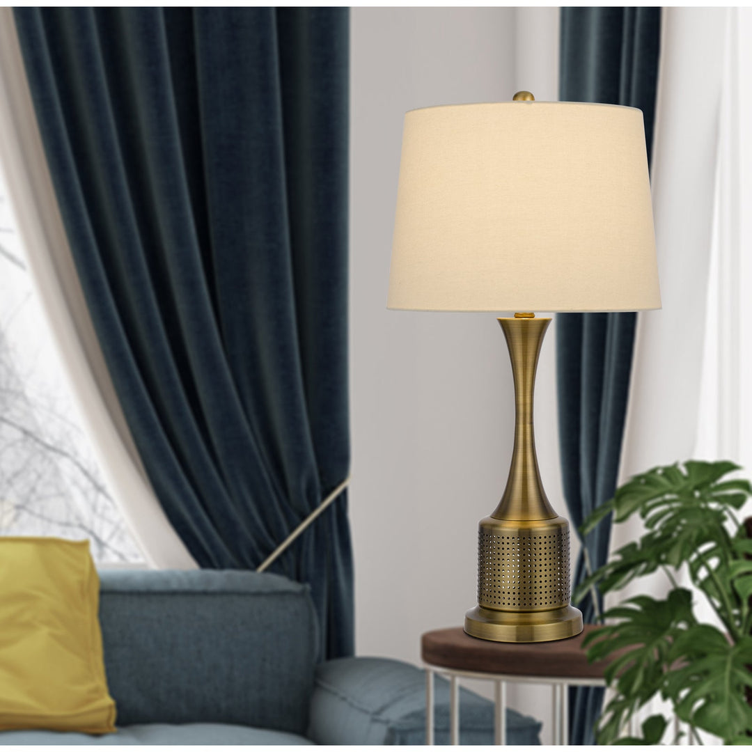 100W TOCCOA METAL TABLE LAMP. PRICED AND SOLD AS PAIRS Cal Lighting