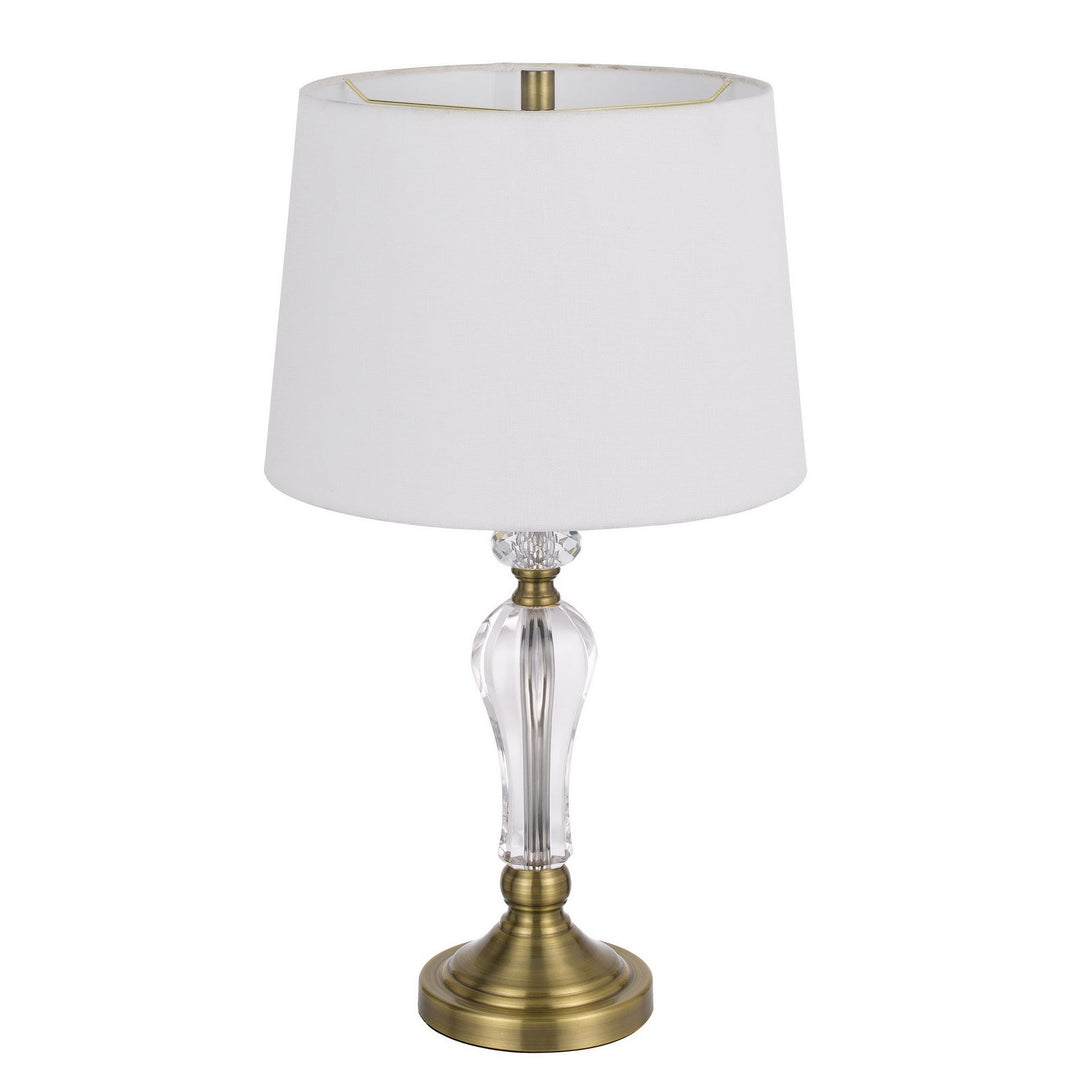 100W EASTHAM CRYSTAL TABLE LAMP - SOLD AND PRICED AS A PAIR Cal Lighting
