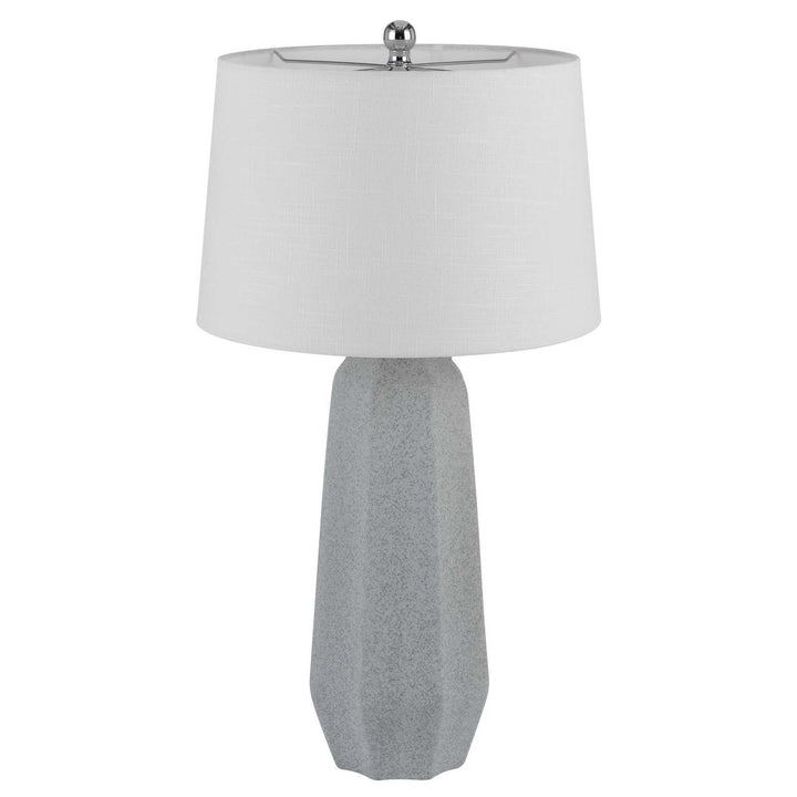 150W 3 WAY DRAYTON CERAMIC TABLE LAMP WITH HARDBACK FABRIC SHADE (SOLD IN PAIRS) Cal Lighting