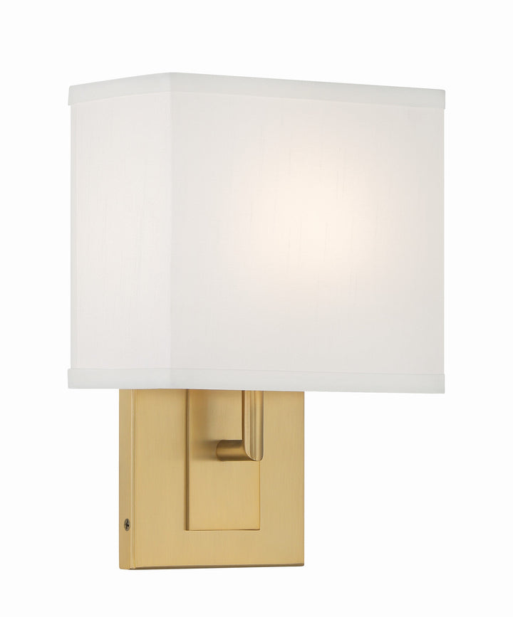Crystorama Crystorama Brent 1 Light Vibrant Gold Sconce