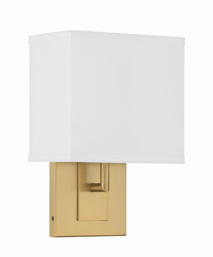 Crystorama Crystorama Brent 1 Light Vibrant Gold Sconce