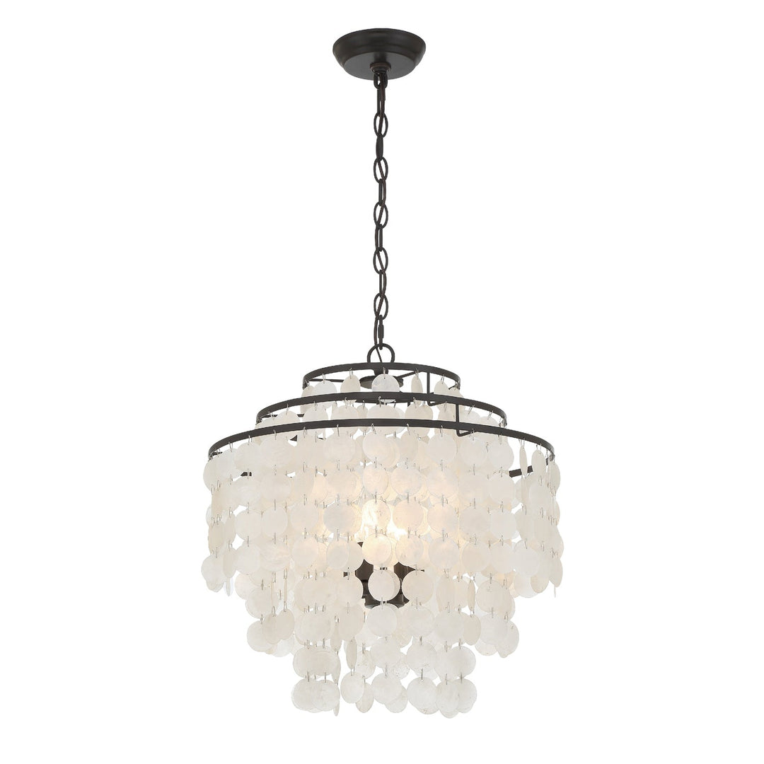 Crystorama Crystorama Brielle 4 Light Dark Bronze Chandelier