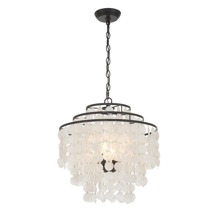 Crystorama Crystorama Brielle 4 Light Dark Bronze Chandelier