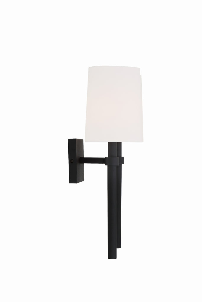 Crystorama Crystorama Bromley 2 Light Black Forged Sconce