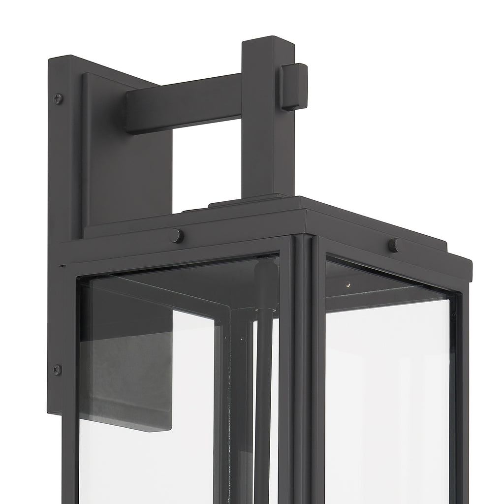 Crystorama Crystorama Byron 3 Light Matte Black Outdoor Sconce