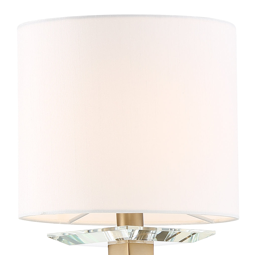 Crystorama Crystorama Clifton 1 Light Aged Brass Sconce