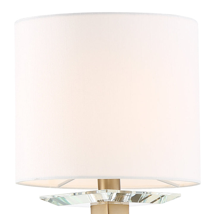 Crystorama Crystorama Clifton 1 Light Aged Brass Sconce