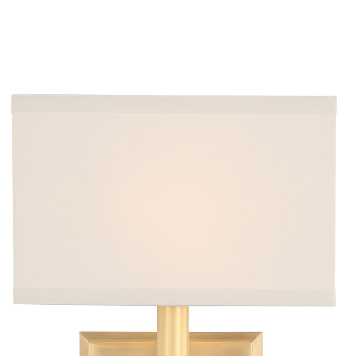 Crystorama Crystorama Clover 1 Light Aged Brass Sconce